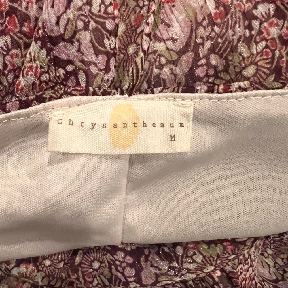 Chrysantheaum Floral Tie-Strap Dress - Picture 2 of 9